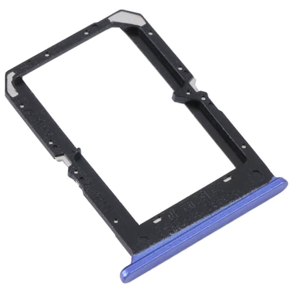 Til Realme 9 Pro+ SIM-kortbakke + SIM-kortbakke Blue