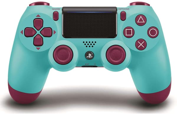DualShock 4 trådløs kontroller for 4 - Berry Blue