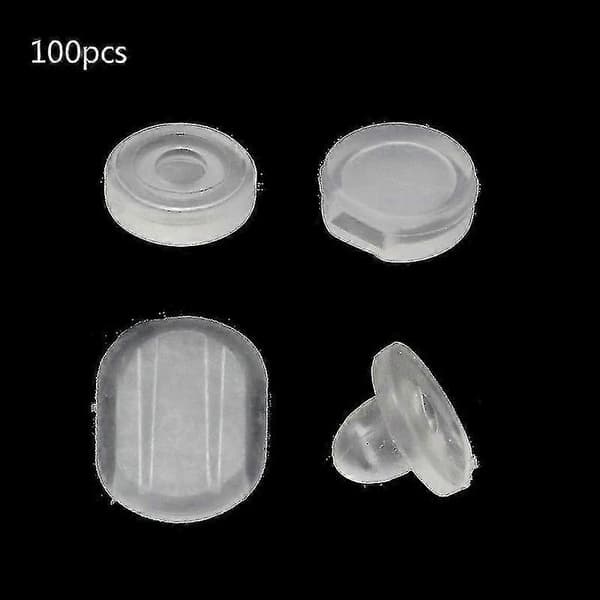 100 stk. Clip-on øreputer Silikon Clip øreputer Komfort øreputer