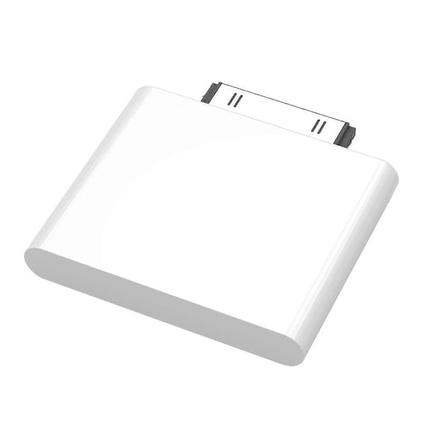 Bluetooth Transmitter Adapter til Klassisk Touch 30-Pin Trådløst Kort Aux Receiver Øretelefon HiFi Audio Dongle (Hvid)