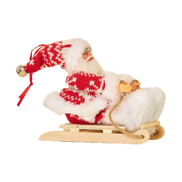 Tomte Skidfiskgur, Tomte Docka, Juldekorationer, Tomte Style A