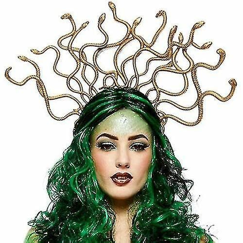 Mytisk Medusa Hodebånd Gresk Gudinne Kostyme Slange Hodeplagg
