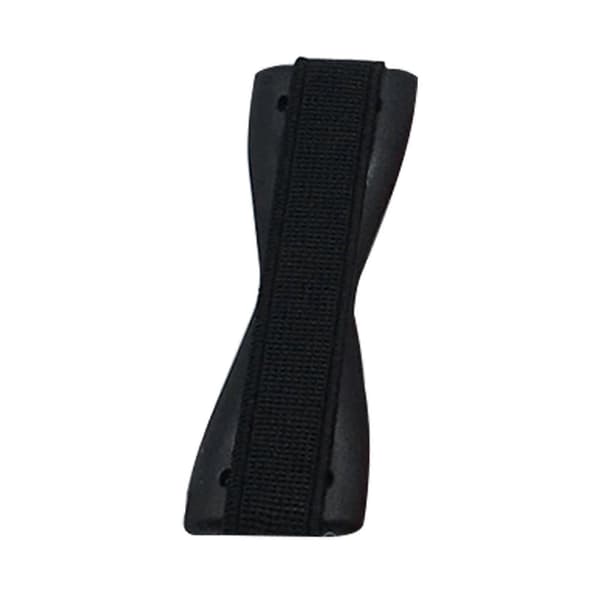 Universal Elastisk Fingerholder til Smartphones Stræk Grip Fingerrem med Stativ til de fleste Smartphones Sort Black