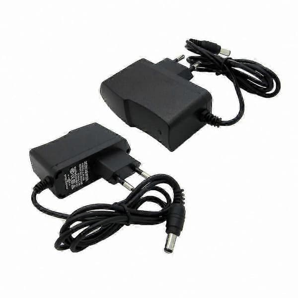 5V 2A DC Strømadapter med EU-plugg for AC 100-240V Enheter Ladekabel