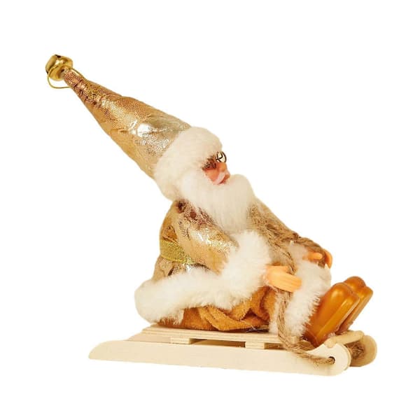 Tomte Skidfiskgur, Tomte Docka, Juldekorationer, Tomte Style J