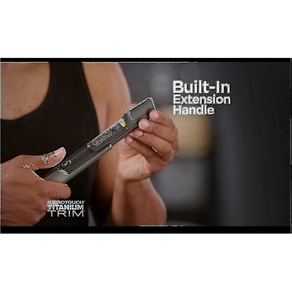 Microtouch Titanium Trim, Belyst Hårklippeværktøj og Kropsplejer