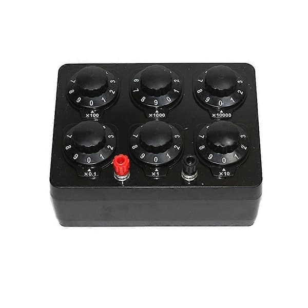 0-99999.9 Ohm Simpel Modstandsboks Præcision Variabel Dekade Modstand Undervisningsinstrument Undervisning