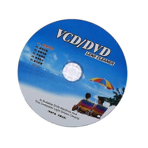 VCD DVD-afspiller Linserenser Støv Snavs Fjernelse Rensevæske Disk Gendan Kit-ZZY