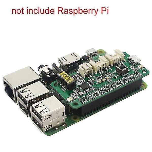 ReSpeaker 2-Mics Pi Hat for Raspberry Pi 4 Model B Stemmemodul Dobbel Mikrofon Array for Raspberry
