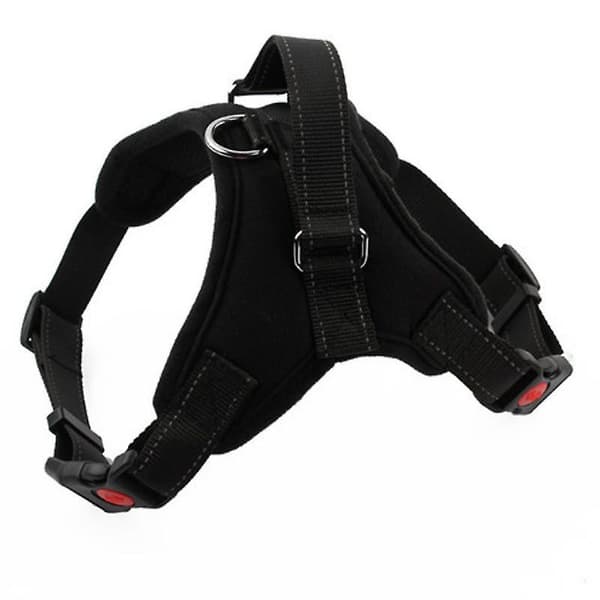 Reflekterende Hundesele (XL, sort)