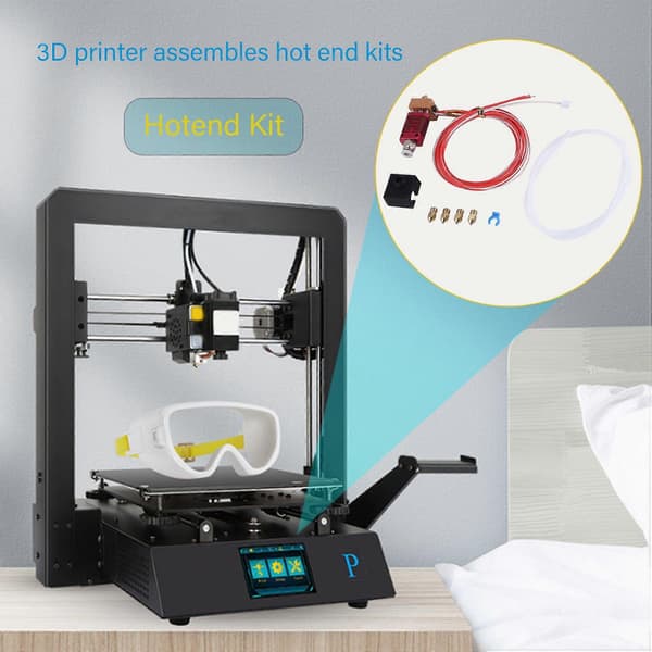 Ender 6 Hotend Samlet Hotend Kit til Ender-6 3D Printer 3D Printer Ekstruder Samlet MK8 Hot End Kit