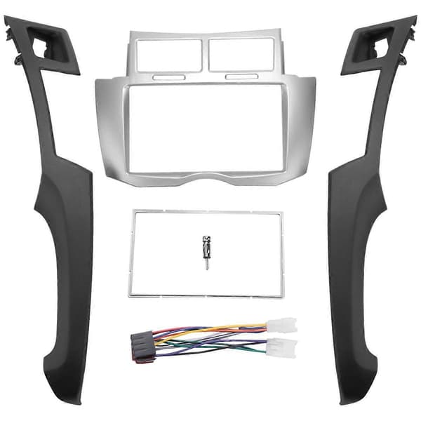 2 Din Stereo Rammesett for Dashbord for Yaris Vitz Platz 05-11