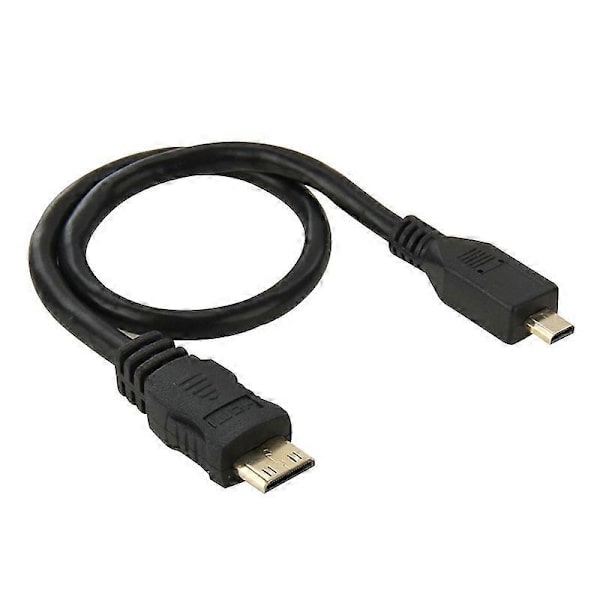 30 cm Mini HDMI Han til Micro HDMI Han Adapterkabel