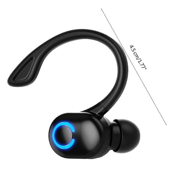 Bluetooth-kompatible 5.2 Øretelefoner Trådløse Sport Hovedtelefoner Ørepropper White