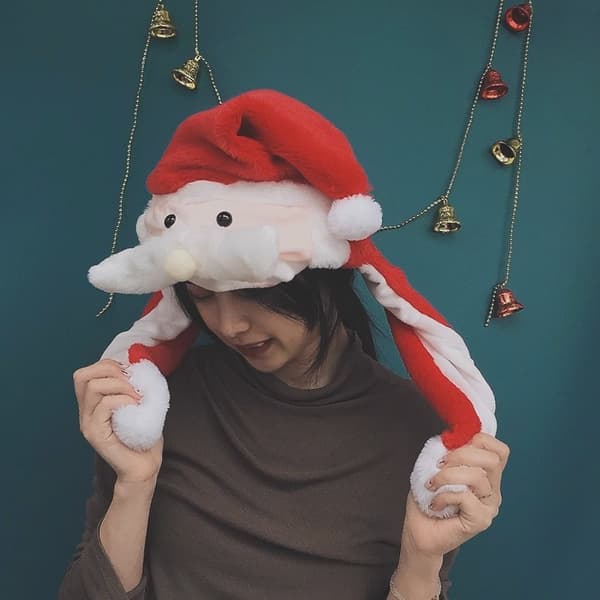 Julemandshue, julefest, sjov hat