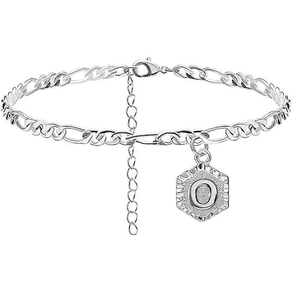 Initial Anklets för Kvinnor Silver Anklet Guld Bokstav Anklet med Initialer Guld Anklets för Kvinnor Initial Anklet Silver Anklets för Kvinnor Initial