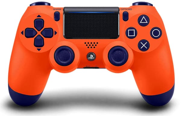DualShock 4 trådløs controller til 4 - Sunset Orange 2025