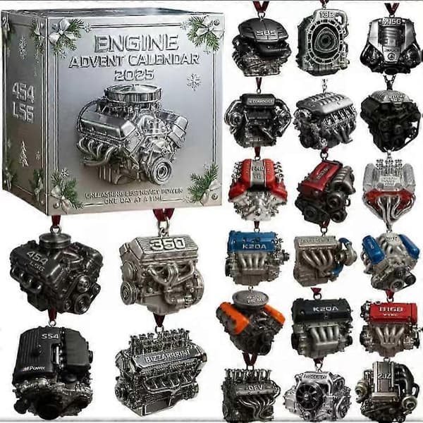 2025 Akryl Julekalender i Full Stil – Festlig Dekorasjon Engine