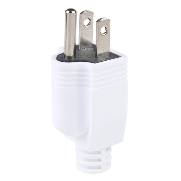 US Stik Han AC Væg Universal Rejse Strømstik Adapter White
