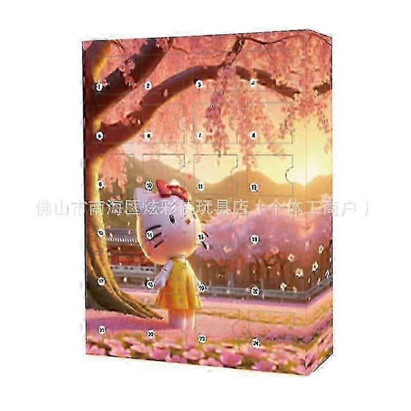 2025 Julekalender Blind Box 24 stk. Overraskelsesjulegave Hello Kitty A