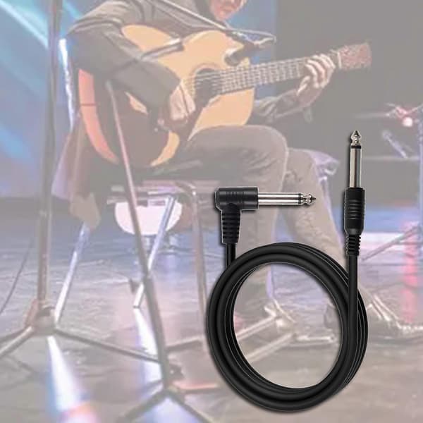 Gitarrkabel Gitarrtillbehör Keyboardkabel PVC Professionell Gitarrkabel Elektrisk Instrumentkabel Instrumentkabel