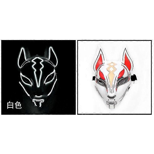 Summer Driftled Halloween Mask med Ljus