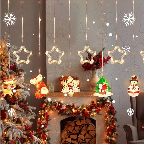 DIY Julelys 8 Tilstande LED Julelyskæde