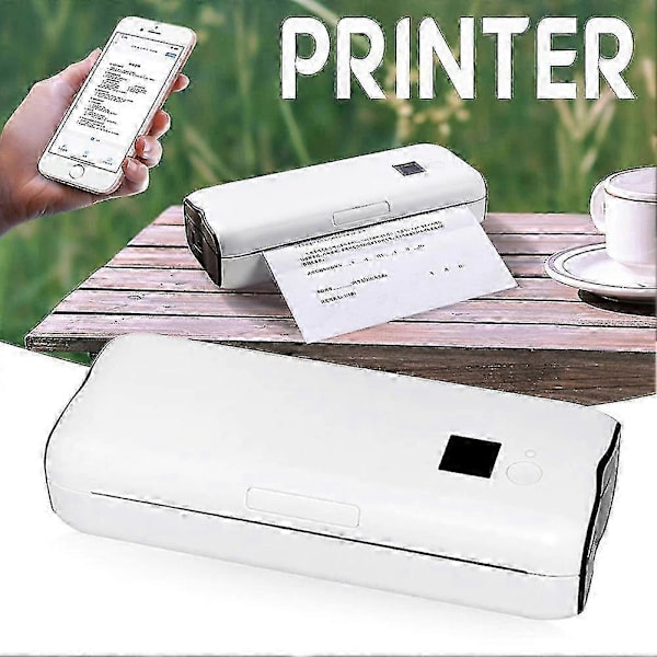 Mini Husholdnings Blækfri A4 Printer Multifunktionel Mobilprinter til Billedjournal 2025