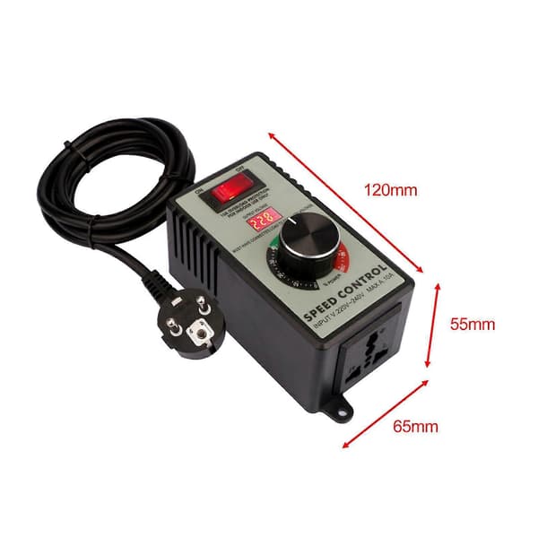Hastighetsregulator Robust Vinkelslip Hastighetskontroll Motor Hastighetsregulator Universal