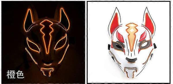 Summer Driftled Halloween Lysende Maske