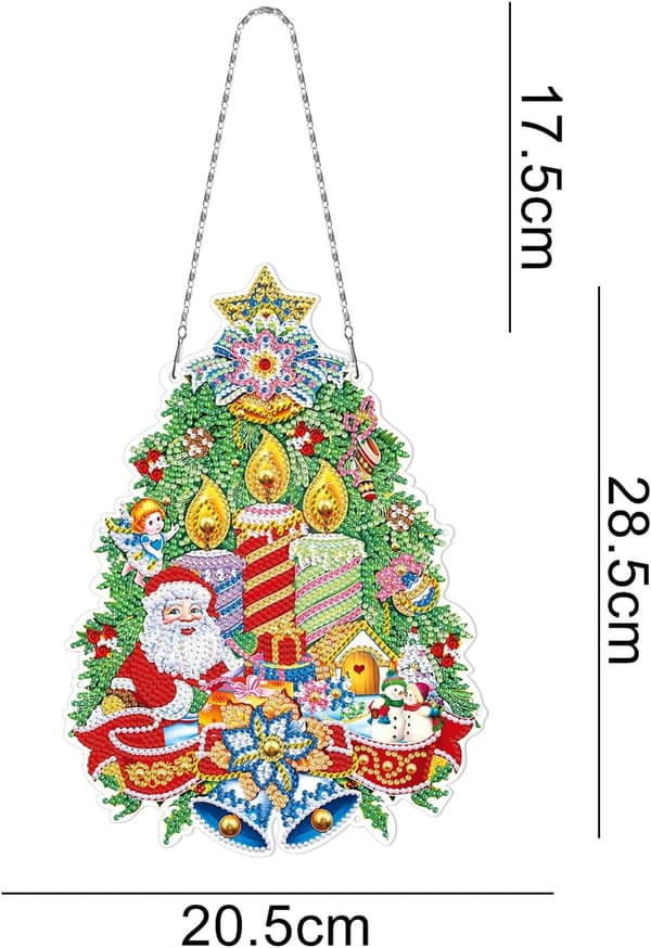 5D Diamantmaleri Julepynt DIY Diamantmaleri Billede Sæt
