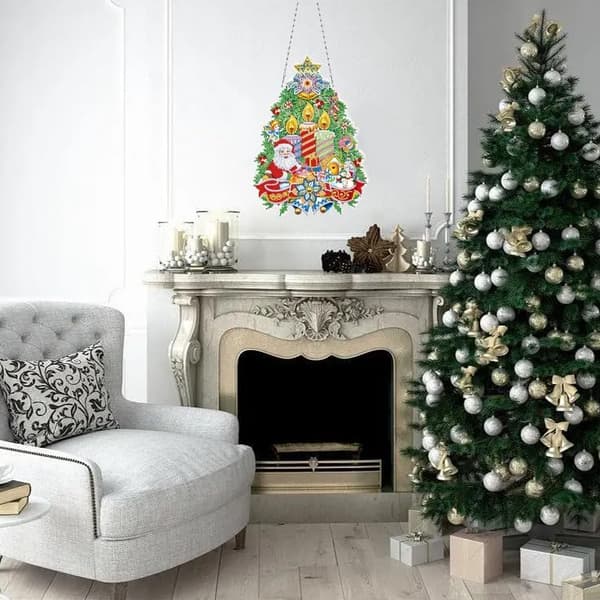 5D Diamantmaleri Julepynt DIY Diamantmaleri Billede Sæt