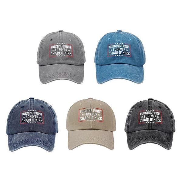 Charlie Kirk Basebollkeps? Minneshatt Navy blue