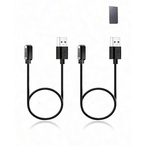 2-pak magnetisk USB-ladekabel til PLAUD Note AI-stemmeoptager, kompatibel med Plaud Note Ref: 2592