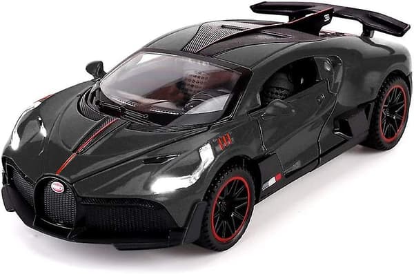 Legetøjsbil Bugatti Divo Legeringsmodelbil, 1:32 Støbt Bil Gaver Til 3 Til 7 År Gamle