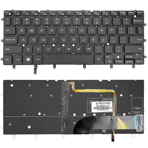 [Ny] US Version Baggrundsbelyst Laptop Tastatur