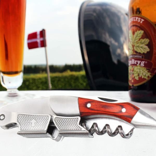 Tjenerproptrækker flaskeåbner - Ideel til vinelskere - Alt-i-én