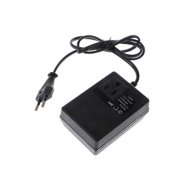 200w AC 220v til 110v Reduser Transformator Konverter Reise Strøm EU Plugg Adapter