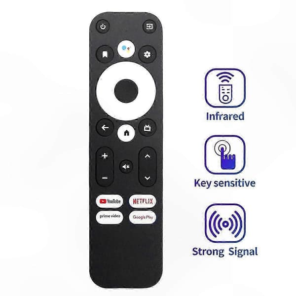 Universal fjernkontroll for Android TV Box KM2, KM2 Plus, KM7 Plus, KD3, KD5 stemmestyrt erstatningsfjernkontroll