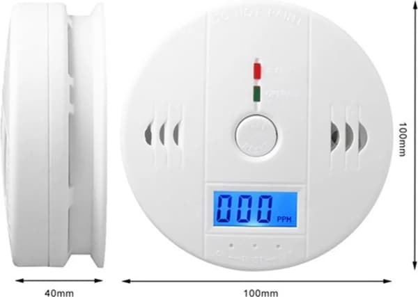 Häkäilmaisin CO-ilmaisin | Kaasuilmaisin Kaasuvaroitin LCD-näyttöanturi