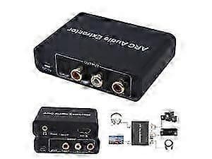 HDMI ARC Audio Extractor 3.5mm Digital DAC til RCA Coax SPDIF Konverter Adapter