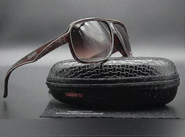 Solglasögon för män Mode Carrera Ruthenium Pilot Gradient Lins Glasögon+Box Brown