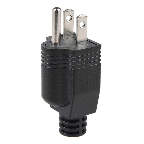 Amerikansk kontakt hane AC vägg universal reseadapter Black