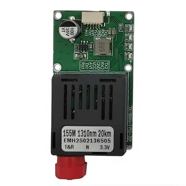 TTL Optisk Sender Modul til Drone RX/TX/AV/VCC/GND Interface 20KM TTL til Fiber Optisk Modul Terminaludstyr