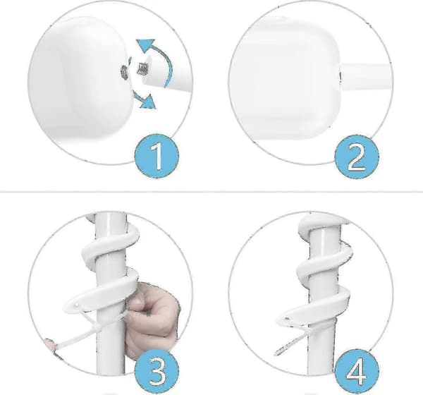 Justerbart drejebeslag til Arlo Ultra 4K &amp; Ultra 2 - Sort 2-pak White 2Pack