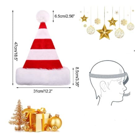 Julhatt, julhatt, plyschjulhatt