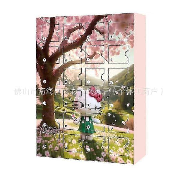 2025 Julkalender Överraskningslåda 24 st Julklapp Hello Kitty C