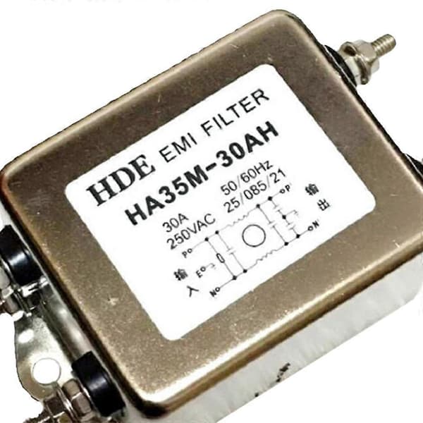 EMI RFI Filter 250V 30A HA35M-30AH Støyfilter