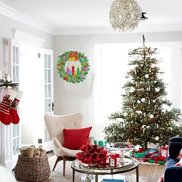 5D Diamantmålning Juldekoration DIY Diamantmålning Bildkit