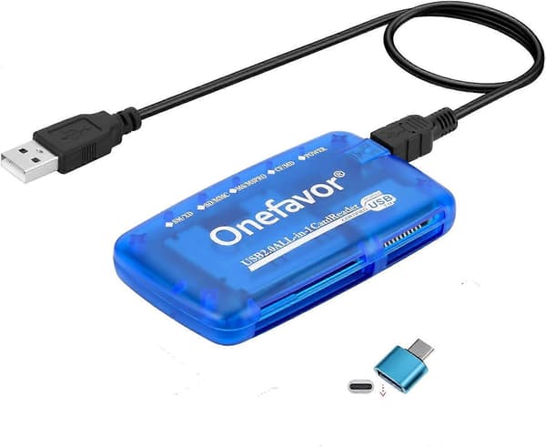 SmartMedia-kortleser, Alt-i-1 USB Universal Multi-kortadapter Slim Hub C
